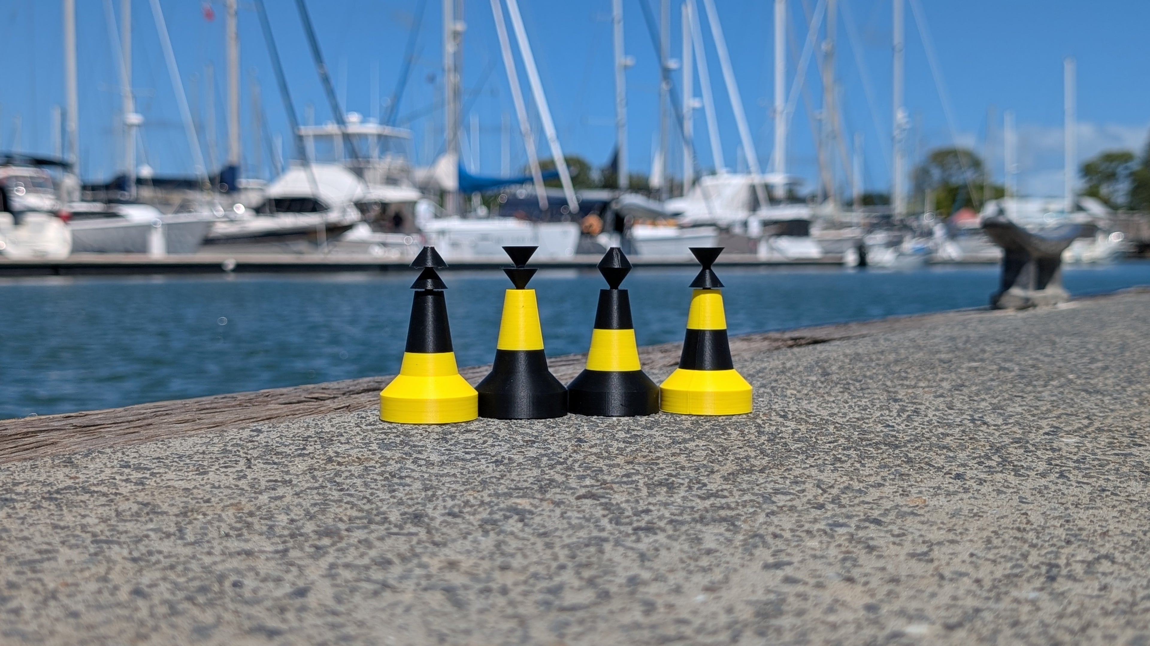 Cardinal IALA A Buoyage Training Set - Navigation and sailing